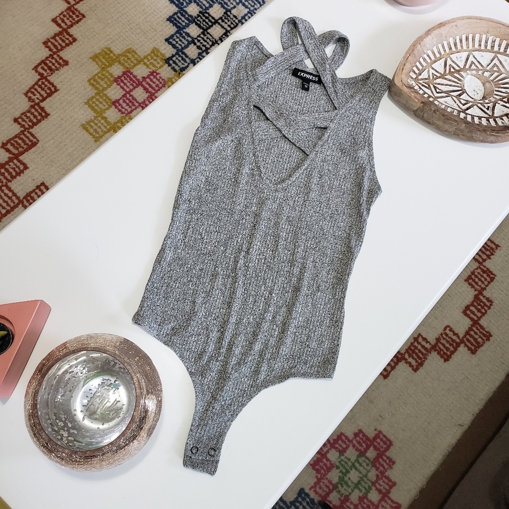 Express Grey Bodysuit